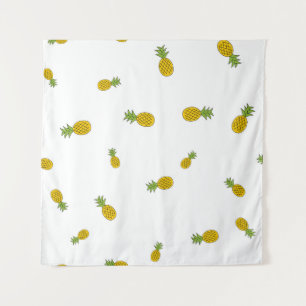 Tenture Ananas mignon motif sans couture arrière - plan. V