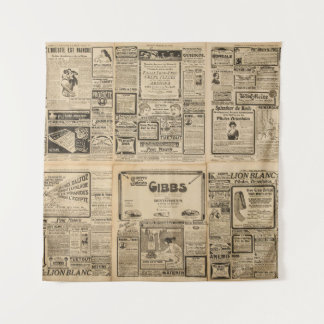 Tenture Ancien journal : arrière - plan de papier vintage.