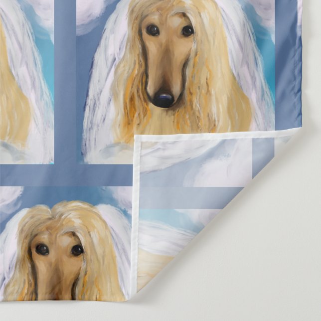Tenture Ange Afghan Hound       (Détail)