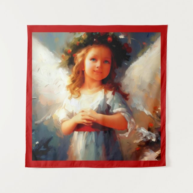 Tenture Ange de Noël 1 (Devant)