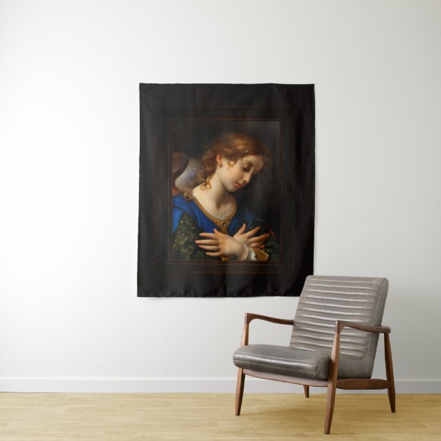 Tenture Angel de l'Annonciation par Carlo Dolci (En situation)