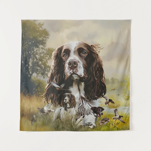 Tenture Anglais Springer Spaniel (Devant)