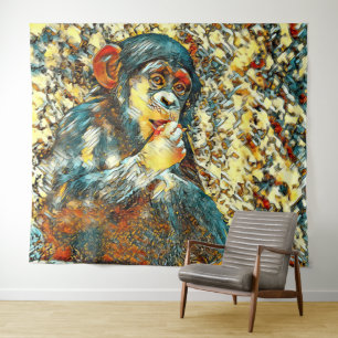 Tenture AnimalArt_Chimpanzee_005
