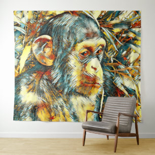 Tenture AnimalArt_Chimpanzée_012