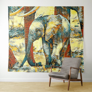 Tenture AnimalArt_Elephant_010