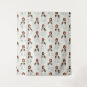 Tenture Anime Weeb Girl Manga Design Motif