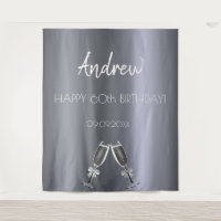 Anniversaire argent renard hommes gars gris acclam