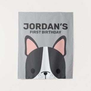 Tenture Anniversaire de French Bulldog Mignon