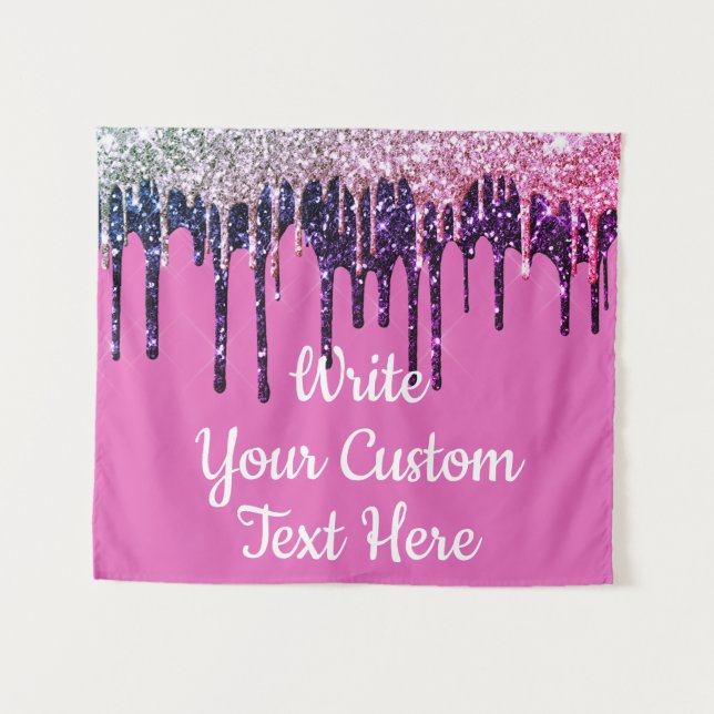 Tenture Anniversaire de la fête Photo Booth Backdrop Sweet (Devant (Horizontal))