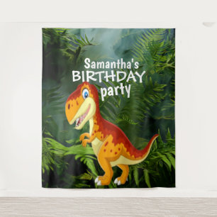 Tenture Anniversaire de Little Dinosaur
