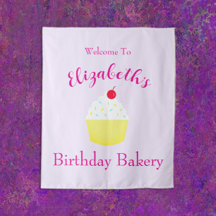 Tenture Anniversaire de préparation de Cupcake