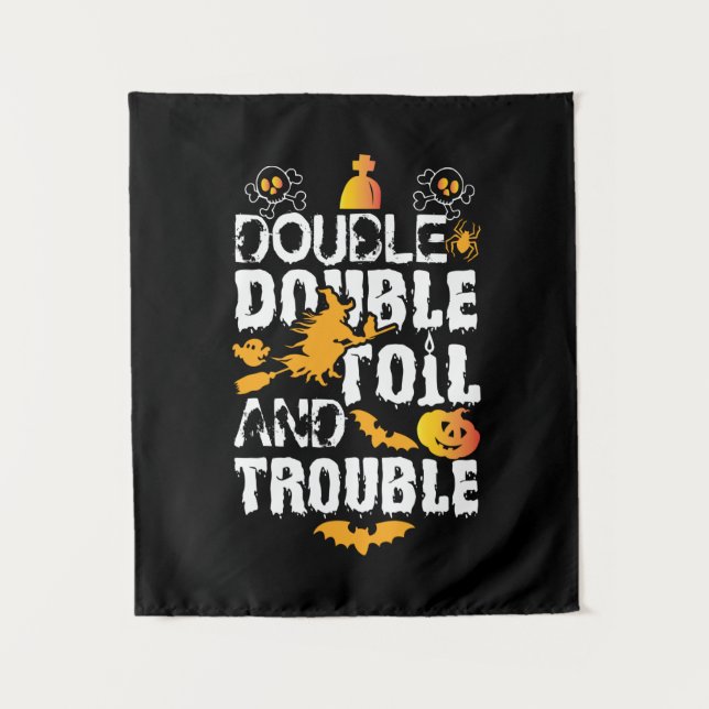 Tenture Anniversaire Double Double Huile et Trouble Hallow (Devant)
