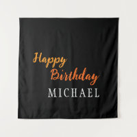 Anniversaire Votre Nom Minimaliste Moderne