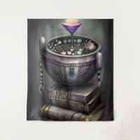 Antique Steampunk Cauldron | Pile de Spellbooks