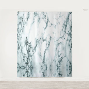 Tenture Apparence en marbre de veine turquoise foncé