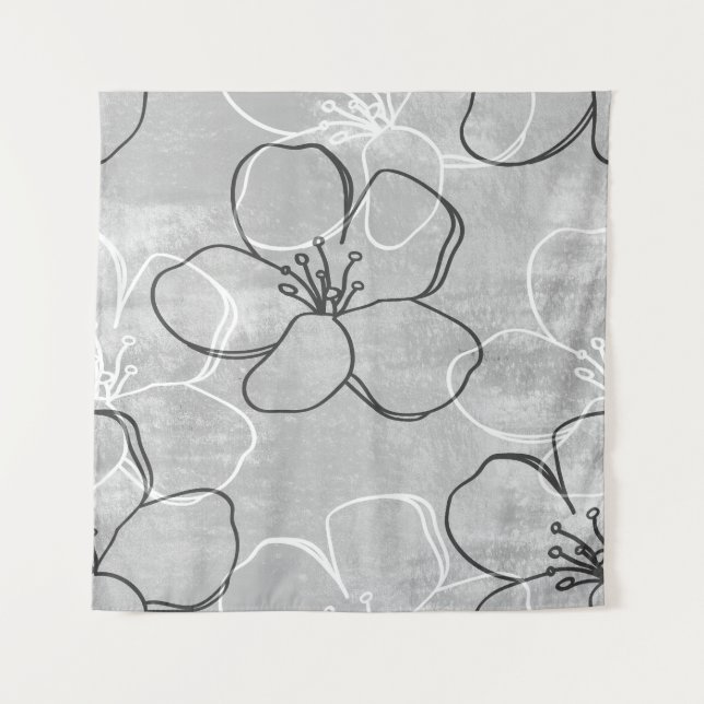 Tenture Apple Blossom Dream : Ornement Abstrait (Devant)