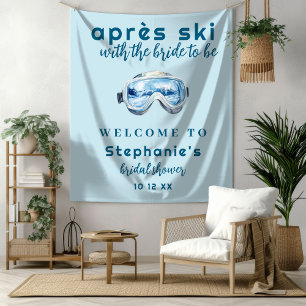 Tenture Après-Ski Sportif Décor de Mariage d'Hiver