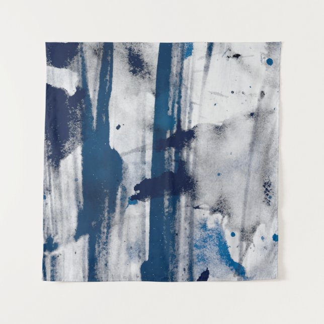 Tenture Aquarelle Abstraite sur papier. Texture artistique (Devant)