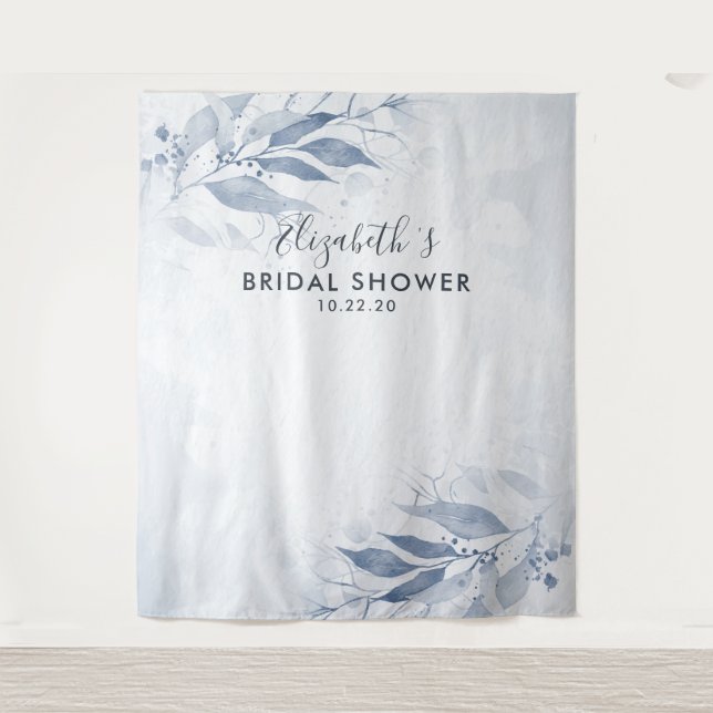 Tenture Aquarelle Feuille Fête des mariées Photo Fond (Devant)