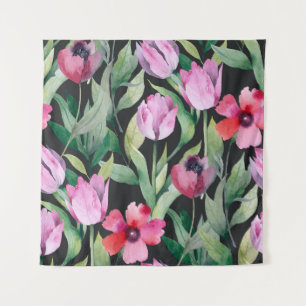 Tenture Aquarelle fleurie, belle motif sans couture.