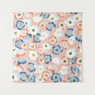 Tenture Aquarelle Fleurs minuscules : Motif Vintage