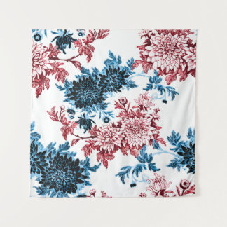 Tenture Aquarelle florale sans couture motif sur fond blan