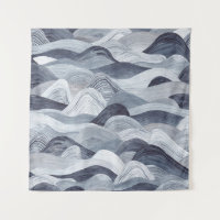 Aquarelle Indigo Vague sans fil
