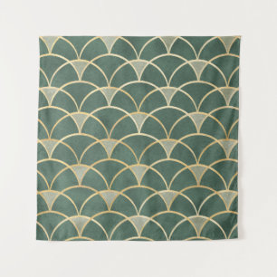 Tenture Aquarelle orientale motif transparente te