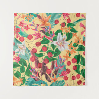 Tenture Aquarelle peinture en continu motif avec belle