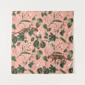 Tenture Aquarelle tropicale exotique motif avec orchidée, 