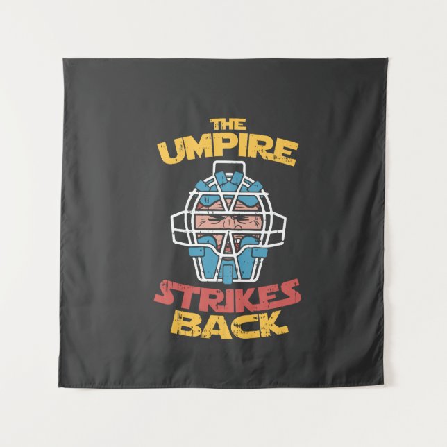 Tenture Arbitre de baseball (Devant)
