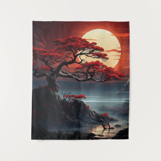 Tenture Arbre bonsaï (Devant)