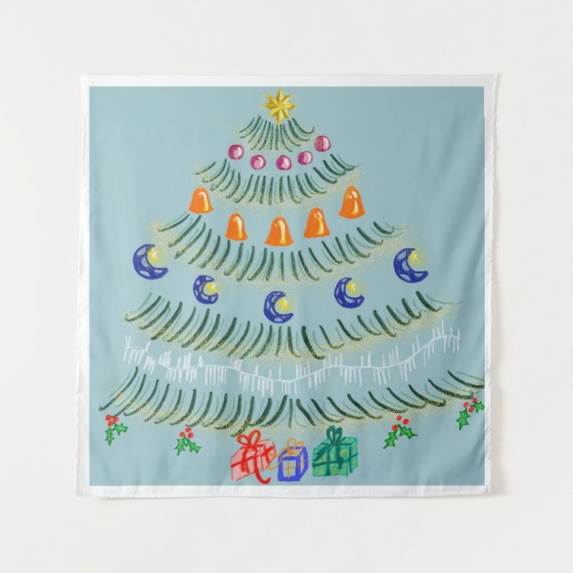 Tenture Arbre de Noël (Devant)