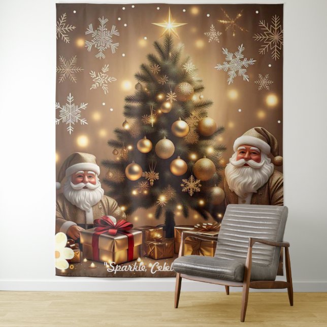 Tenture "Arbre de Noël de Rêves" (En situation)