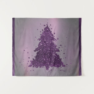 Tenture Arbre de Noël Moody   Plum profond