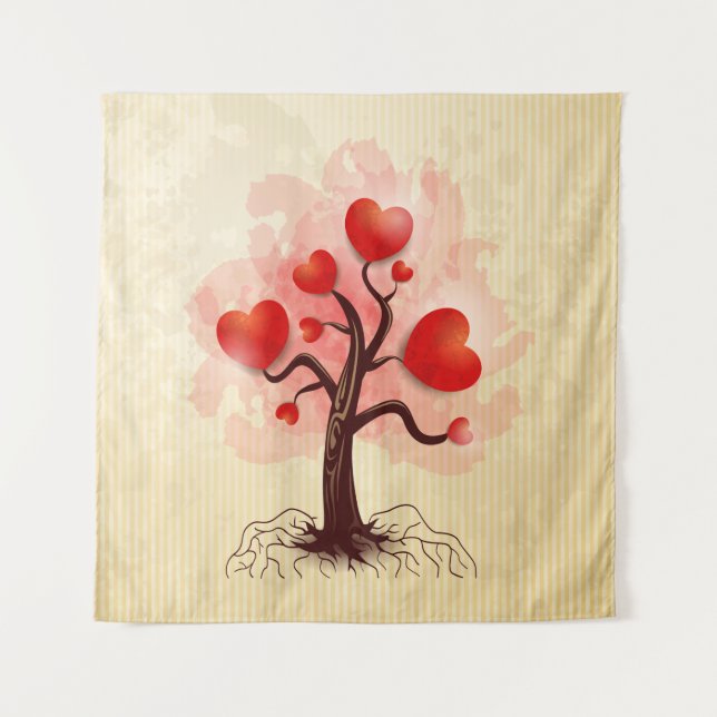 Tenture Arbre des coeurs (Devant)