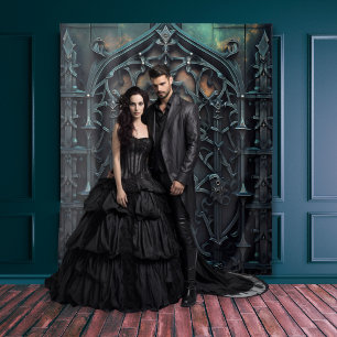 Tenture Arc noir moody gothique