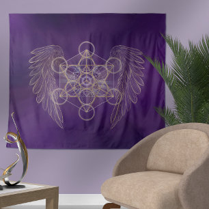 Tenture Archangel Metatron - Le Cube de Metatron