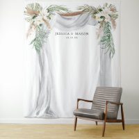 Arche de mariage bohème Toile de fond Photobooth