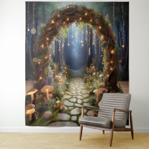 Tenture Archivage mystique de la forêt de contes de fées