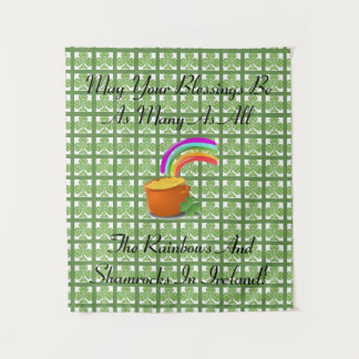 Tenture Arcs-en-ciel et shamrocks