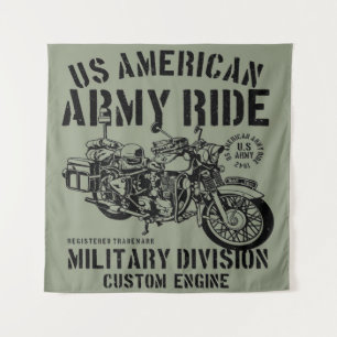 Tenture armée moto couverture