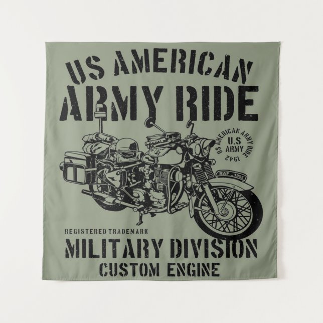 Tenture armée moto couverture (Devant)