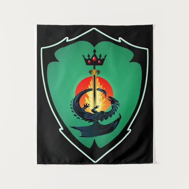 Tenture Armoiries de Rethven (Devant)