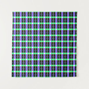 Tenture arrière - plan abstrait, motif tartan coloré, mode
