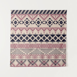 Tenture arrière - plan Aztèque, tribu vintage, motif ethni