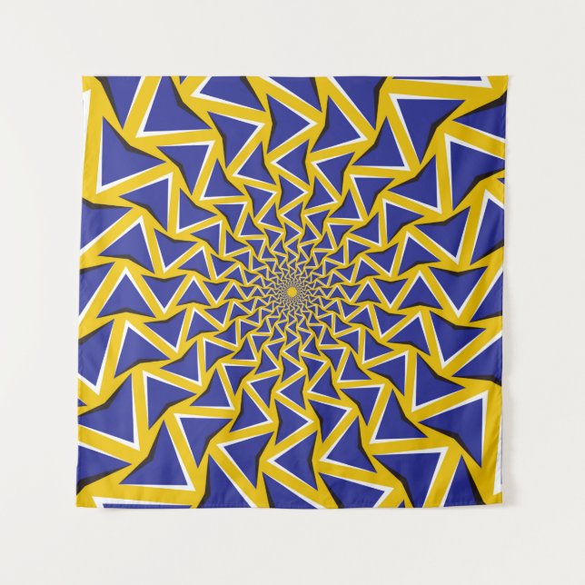 Tenture Arrière - plan bitmap d'illusion de mouvement opti (Devant)