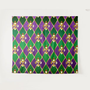 Tenture Arrière - plan de bijoux Mardi Gras