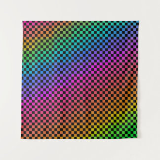 Tenture Arrière-plan de conception À damiers de couleur ré