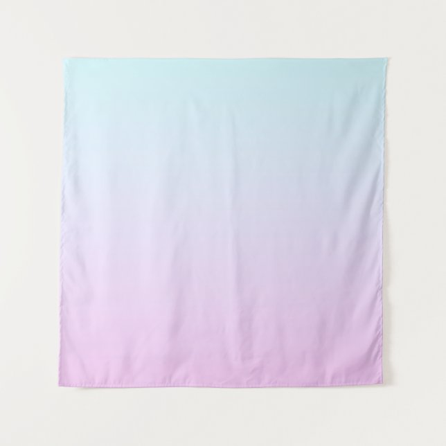 Tenture Arrière - plan de dégradé rose et bleu pastel (Devant)